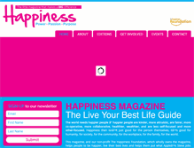 Tablet Screenshot of happinessmagazine.co.uk